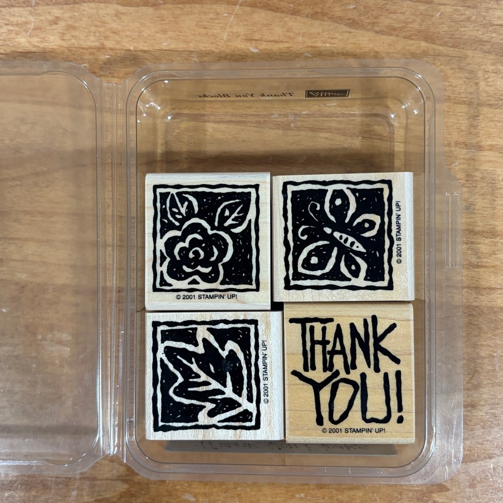 Stampin' Up! THANK YOU BLOCKS Stamp Set